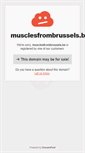 Mobile Screenshot of musclesfrombrussels.be
