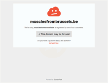 Tablet Screenshot of musclesfrombrussels.be